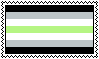 Agender Flag Stamp