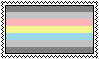 Demiflux Flag Stamp