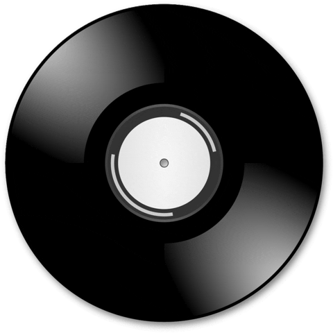 A spinning music disc, when you click on it, it'll lead you to a spotify link where music will start to play.